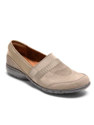 Rockport Women's Penfield A- Line By Cobb Hill, Taupe Nubuck Tan 10 W Wide