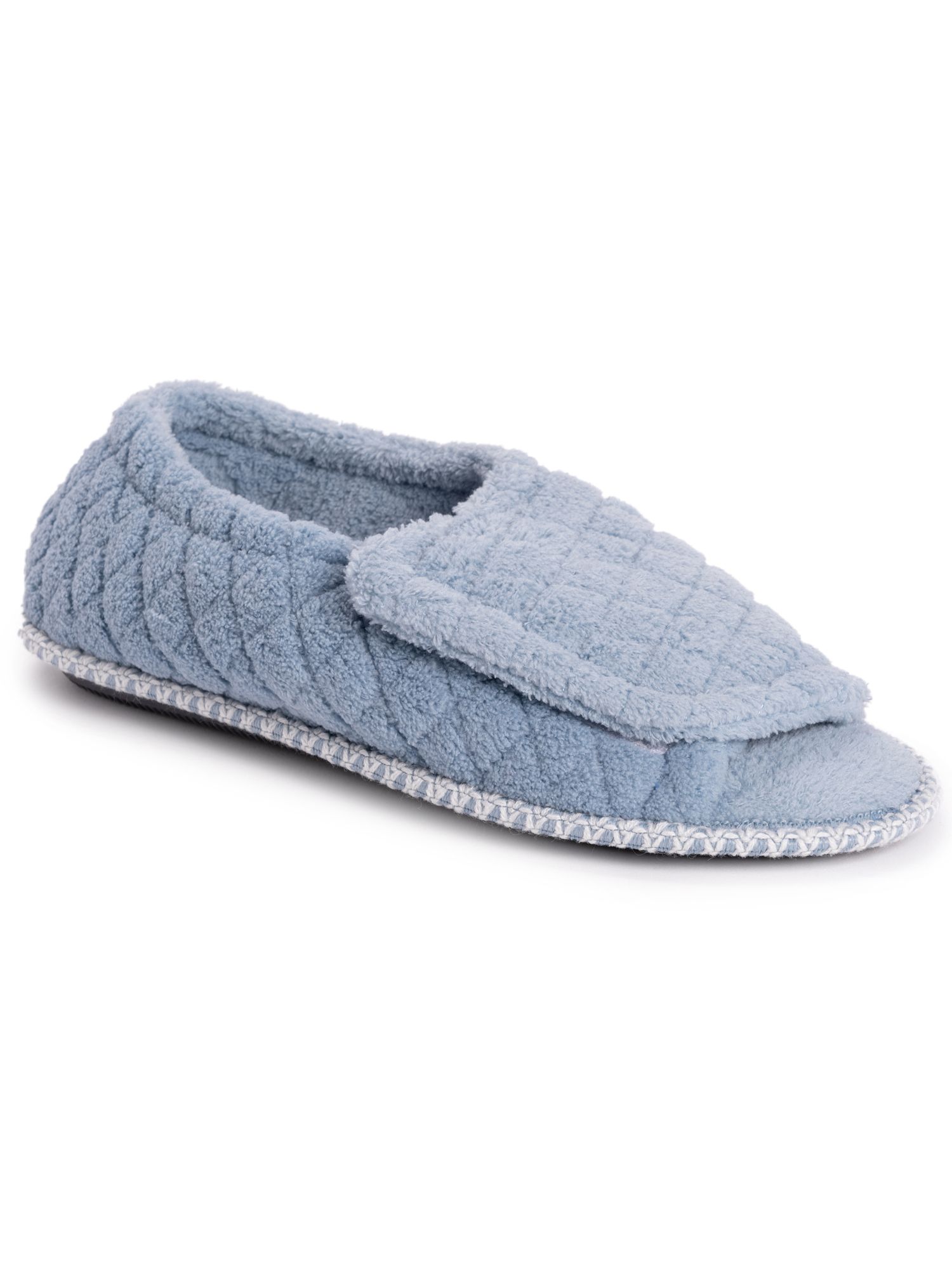 MUK LUKS® MaryLou Micro Chenille Quilt Velcro Slide