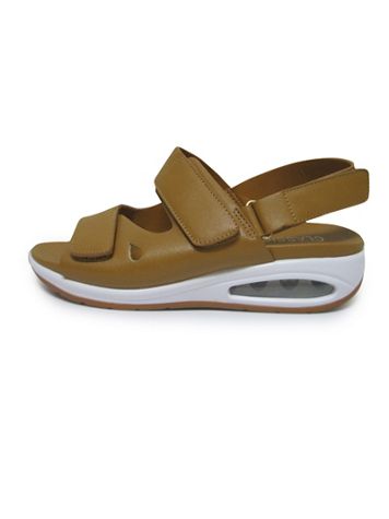 Double Strap Sling Sandal With Air Bubble By Classique - Image 1 of 3