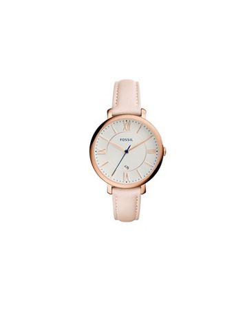 Fossil Blush Leather Strap Watch - Image 1 of 1