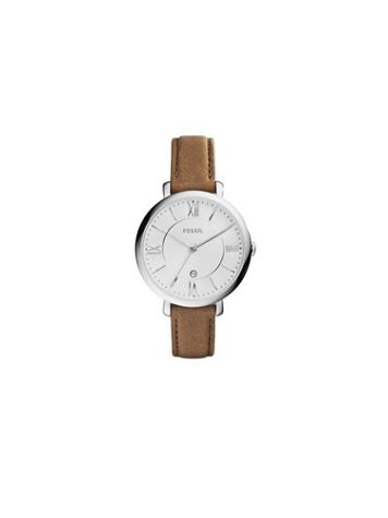 Fossil Brown Leather Strap Watch - Image 2 of 2