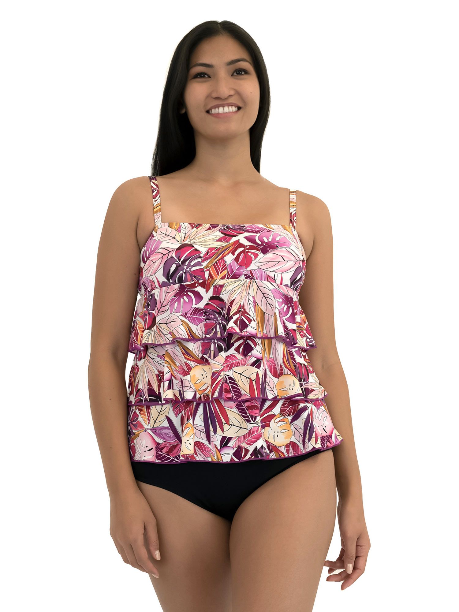 Fit 4 Ur Tummy Kapalua MASTECTOMY 3 Tier Bandeau Top