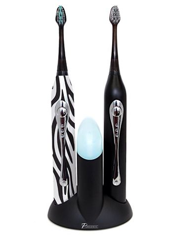 Dual Handle Sonic Rechargeable Toothbrush - Black +Zebra  - Image 3 of 3