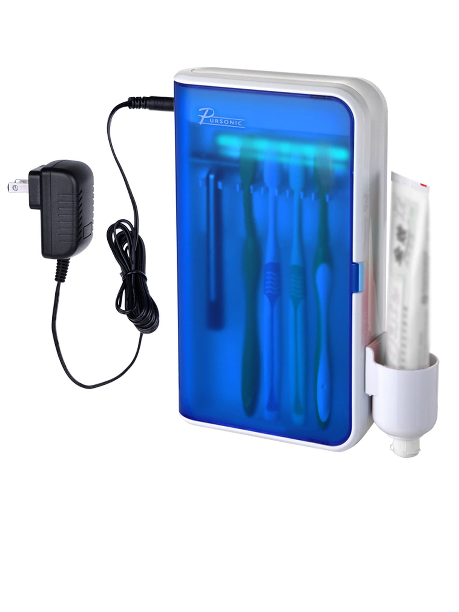 UV Toothbrush Sanitizer with Wall Adapter