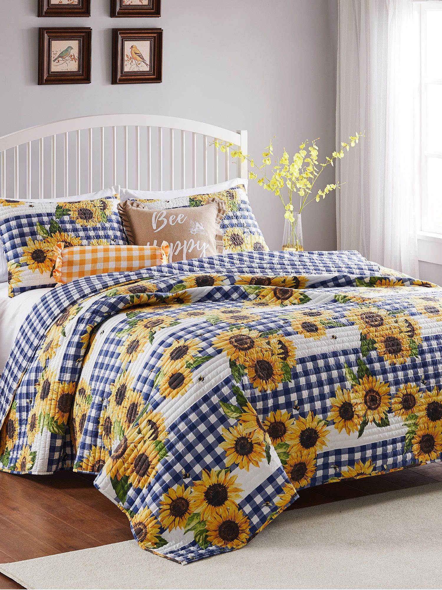 Sunflower Quilt Set