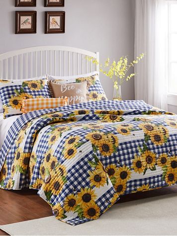 Sunflower Quilt Set - Image 4 of 4