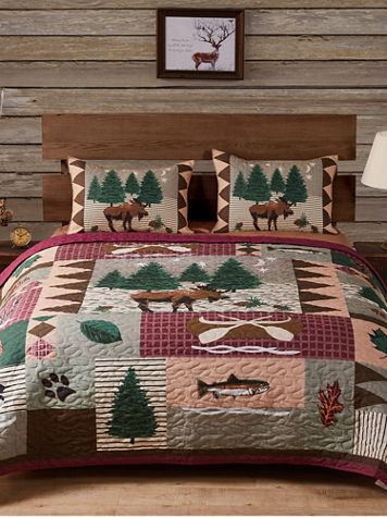 Moose Lodge Quilt Set - Image 3 of 3