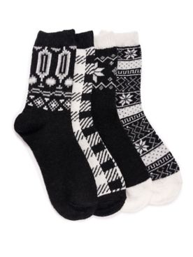 MUK LUKS® 4-Pair Holiday Boot Socks