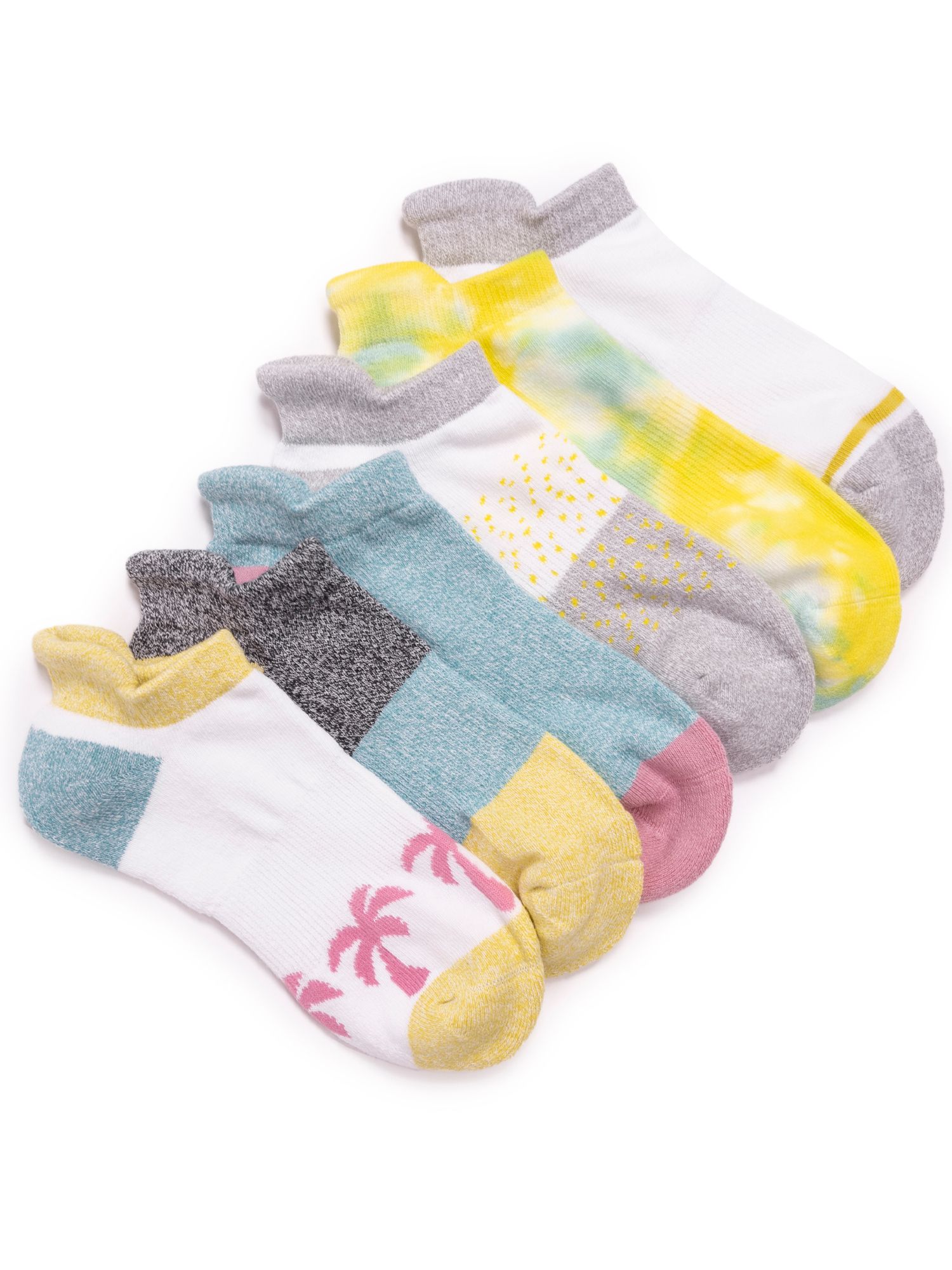 6 Pair Pack-Low Cut Sport Socks