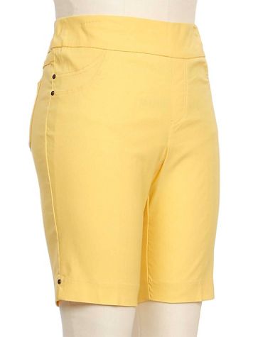 N Touch Sweet Tea Bengaline Double Scoop Shorts - Image 2 of 2
