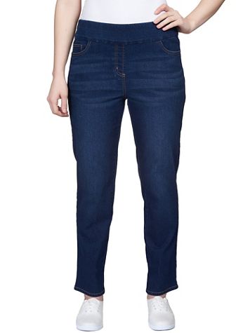 Alfred Dunner® Autumn Weekend Pull On Stretch Denim Average Length Pant - Image 1 of 4