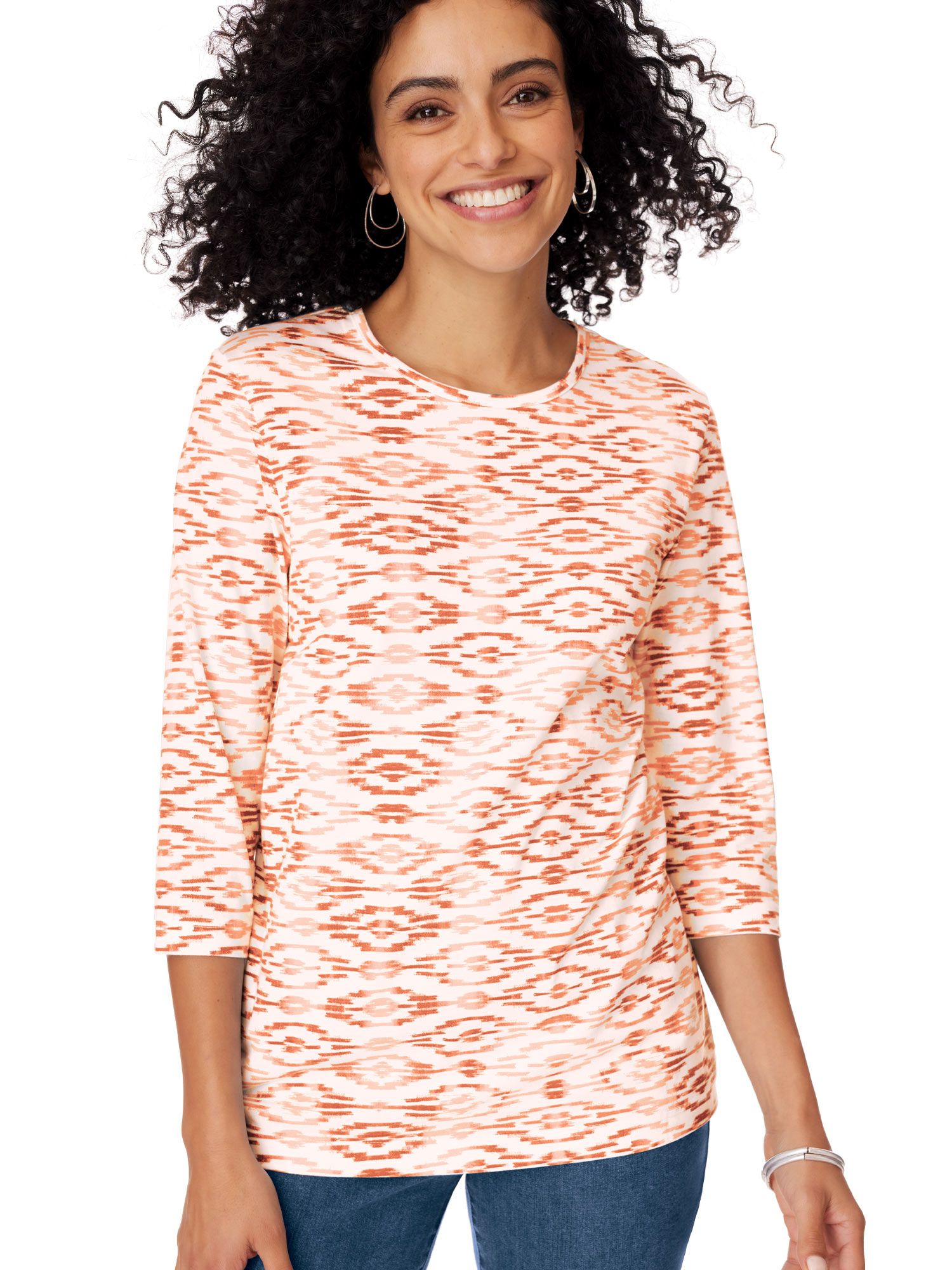 Three-Quarter Sleeve Anytime Tee