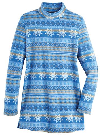 Scandia Fleece Mock Neck Tunic - Image 1 of 1