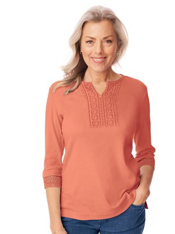 Lace Trim Pullover - Image 4 of 7