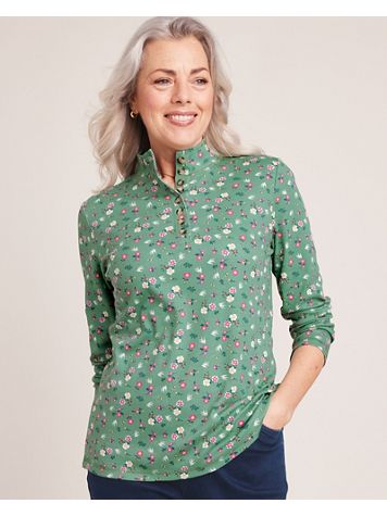Essential Knit Long-Sleeve Button Henley - Image 1 of 10