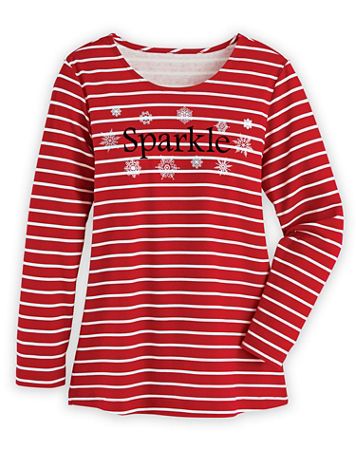 Novelty Stripe Top - Image 1 of 1