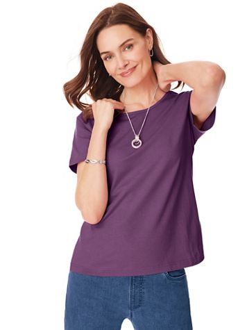 Short-Sleeve Stretch Tee - Image 1 of 12
