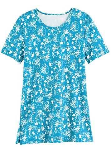 Short-Sleeve Print Tunic - Image 1 of 6