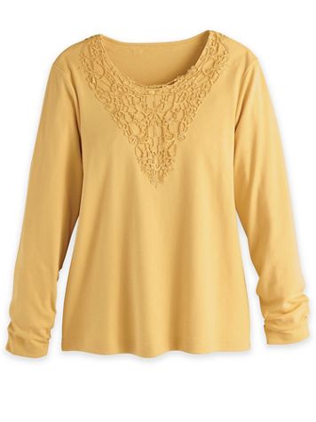 Lace Medallion Knit Top - Image 2 of 2