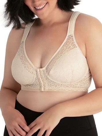 Leading Lady Nora Shimmer Support Back Lace Bra - Image 1 of 6