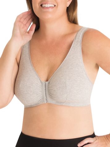 Leading Lady  Meryl Cotton Front-Closure Leisure Bra - Image 1 of 7
