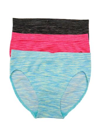 Seamless Spacedye Brief Panty 3Pack - Image 2 of 2