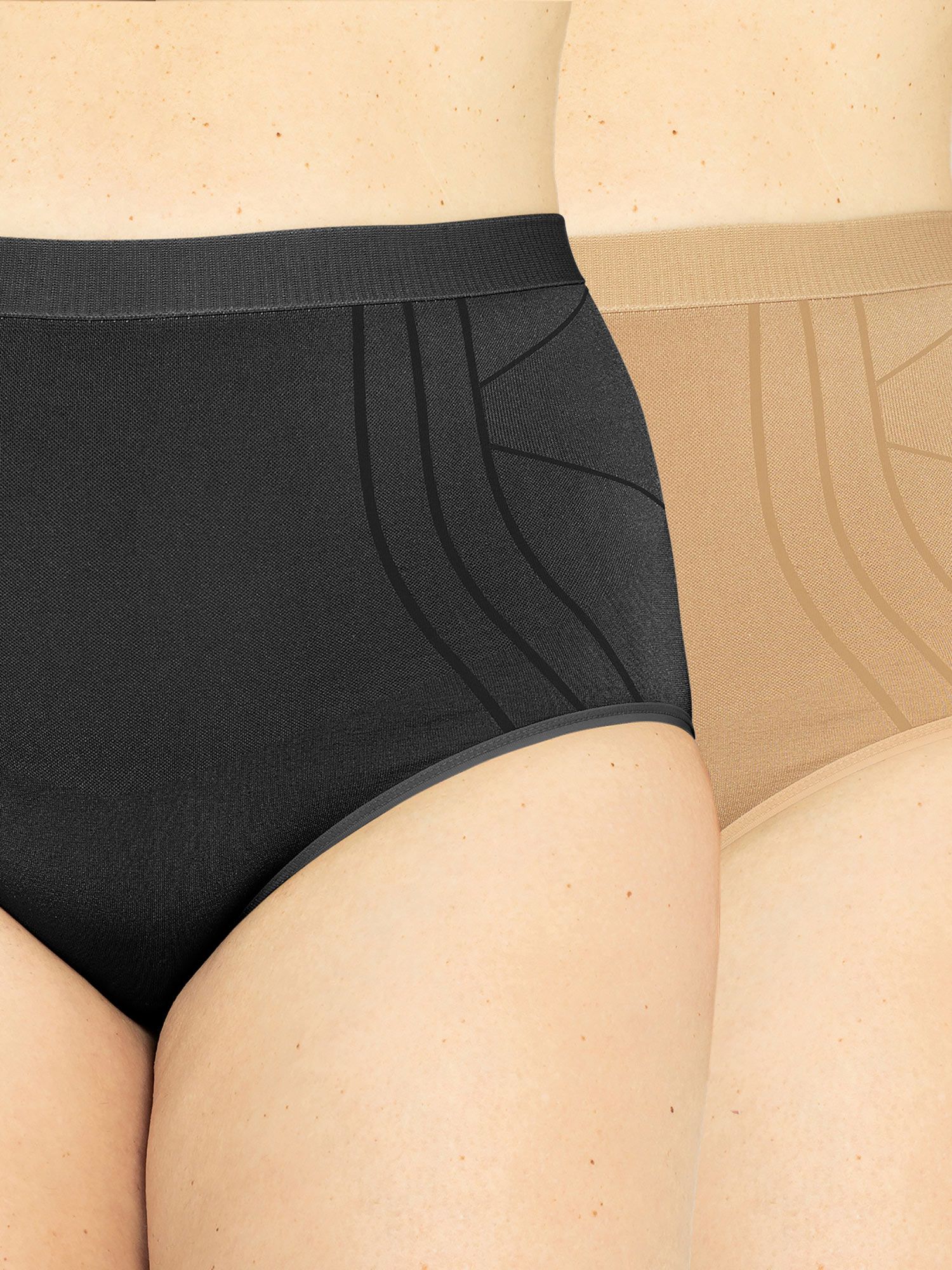 Instant Shaping By Plusform 2 Pack Seamless Shaping Brief