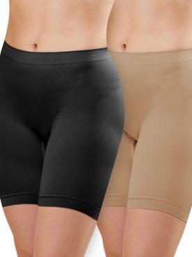 Instant Shaping By Plusform 2 Pack Seamless Slipshort