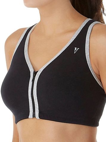 Valmont Zipper Front Sports Bra - Image 1 of 4