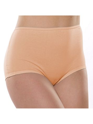 100% Cotton Full Coverage Cuff Leg Panty, 3-Pack - Image 1 of 4
