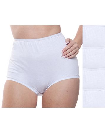 100% Cotton Full Coverage Panty, 4-Pack - Image 1 of 3