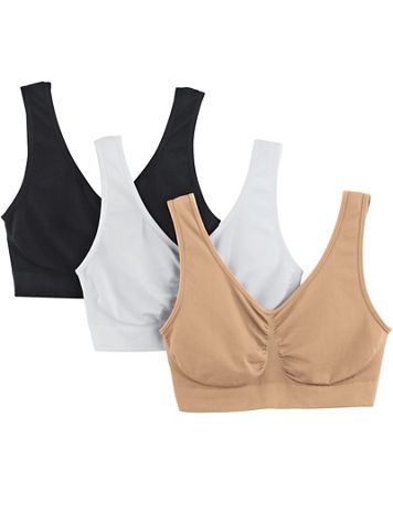  3-Pack Seamless Bras - Image 2 of 2