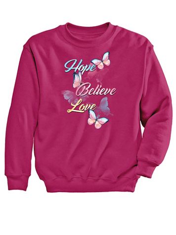Graphic Sweatshirt-Hope - Image 1 of 1