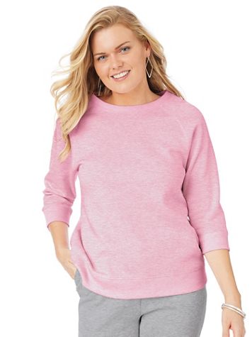 Better-Than-Basic Heathered Sweatshirt - Image 1 of 8