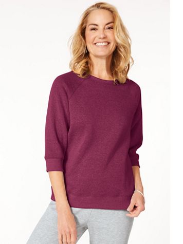 Better-Than-Basic Heathered Sweatshirt - Image 1 of 11