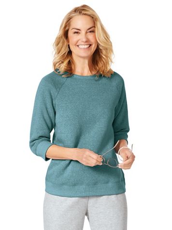 Better-Than-Basic Heathered Sweatshirt - Image 1 of 13