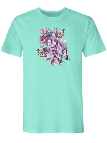 Graphic Tee-Butterfly - Image 1 of 1