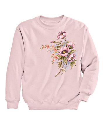 Graphic Sweatshirt-Floral - Image 1 of 1