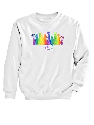 Graphic Sweatshirt – Cats - Image 1 of 1
