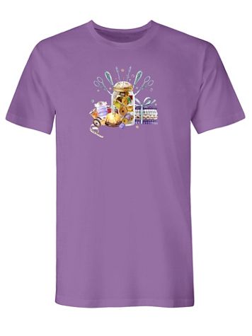 Buttons Graphic Tee - Image 1 of 1