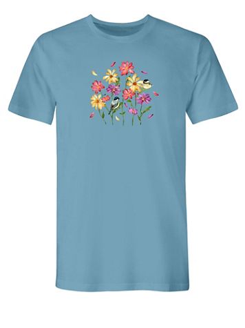 Flowers Graphic Tee - Image 1 of 1
