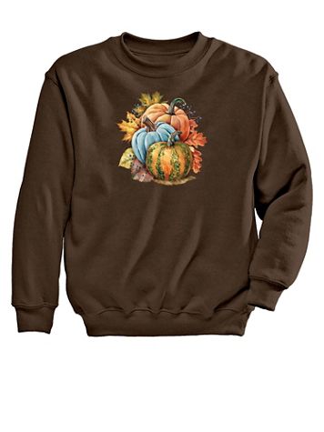 Pumpkins Graphic Sweatshirt - Image 1 of 1