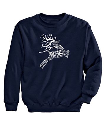 Deer Graphic Sweatshirt - Image 1 of 1