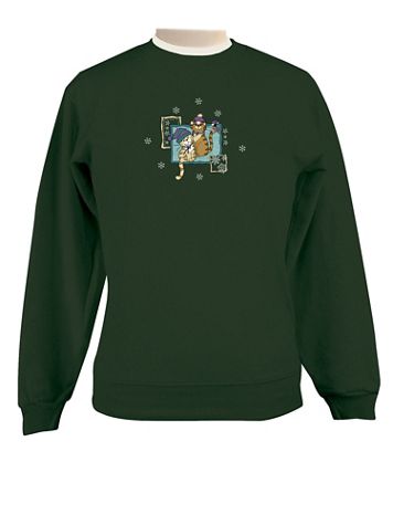 Kitties Embroidered Sweatshirt - Image 1 of 1