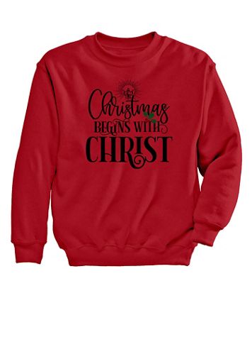 Christmas Graphic Sweatshirt - Image 1 of 1