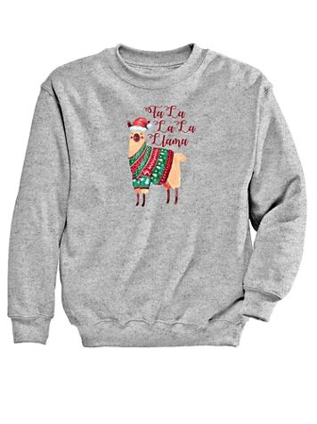 Llama Graphic Sweatshirt - Image 1 of 1