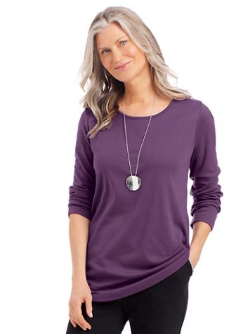 Essential Knit Collection: Long Sleeve Tunic - Image 3 of 3