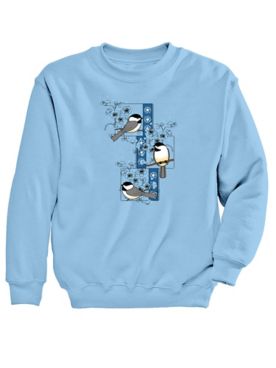 Chickadees Graphic Sweatshirt