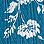 Mykonos Blue Silhouette Floral