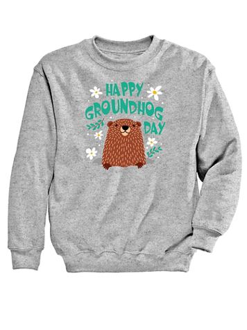 Groundhog Graphic Sweatshirt - Image 1 of 1